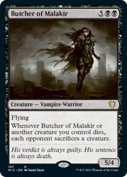 Butcher of Malakir NM, English MTG Innistrad: Midnight Hunt - Image 1