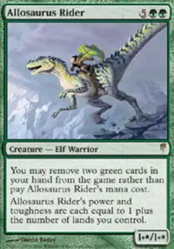 Allosaurus Rider LP, English MTG Coldsnap - Image 1