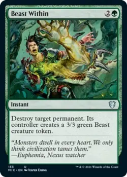 Beast Within NM, English MTG Innistrad: Midnight Hunt - Image 1