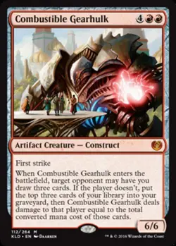 Combustible Gearhulk NM, English MTG Kaladesh - Image 1