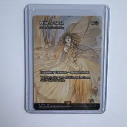 Princess Sarah (Azusa, Lost but Seeking) Borderless Final Fantasy MTG Pack Fresh - Image 1