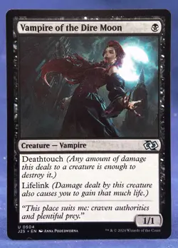Vampire of the Dire Moon - MTG - Foundations Jumpstart - Excellent NM - Image 1