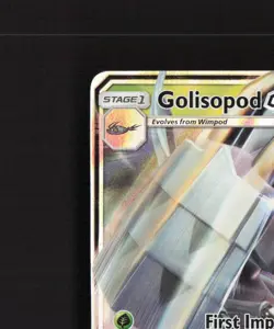 Golisopod GX SM62 Sun & Moon Black Star Promo Holo Pokemon Card LP - Image 3