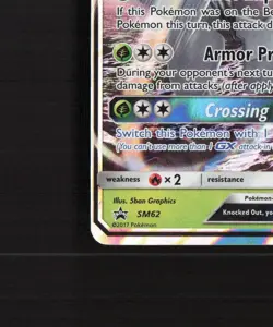 Golisopod GX SM62 Sun & Moon Black Star Promo Holo Pokemon Card LP - Image 5