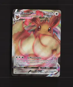 Eevee VMAX SWSH087 Sword & Shield Black Star Promo Holo Pokemon Card LP - Image 1
