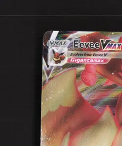 Eevee VMAX SWSH087 Sword & Shield Black Star Promo Holo Pokemon Card LP - Image 3