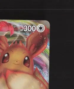 Eevee VMAX SWSH087 Sword & Shield Black Star Promo Holo Pokemon Card LP - Image 4