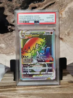 Pokemon PSA 10 GEM MINT Decidueye Vstar 195/189 Astral Radiance Full Art - Image 1