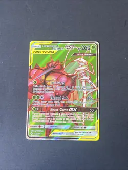 Pokemon TCG Pheromosa And Buzzwole Tag Team GX 191/214 - Image 1