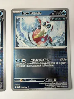 Pokemon TCG * SV Surging Sparks * 055/191 Iron Bundle Uncommon Reverse HOLO * PF - Image 1