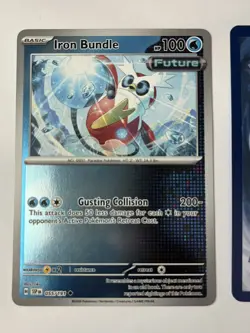 Pokemon TCG * SV Surging Sparks * 055/191 Iron Bundle Uncommon Reverse HOLO * PF - Image 3