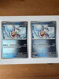 Pokemon TCG * SV Surging Sparks * 055/191 Iron Bundle Uncommon Reverse HOLO * PF - Image 5
