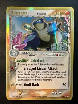 2006 Pokemon Blastoise Delta Species 2/100 Crystal Guardians Reverse Holo LP - Image 1