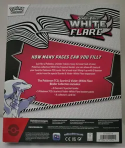 Pokemon TCG Scarlet & Violet White Flare Binder Collection Box - Image 2