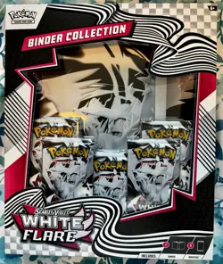 Pokemon TCG Scarlet & Violet White Flare Binder Collection Box - Image 1