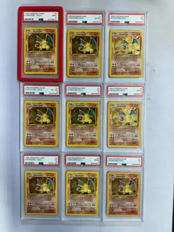 PSA 1-9 Base Set Charizard, Venusaur, Blastoise Vintage WOTC Holo Pokemon Lot - Image 2
