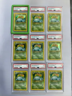 PSA 1-9 Base Set Charizard, Venusaur, Blastoise Vintage WOTC Holo Pokemon Lot - Image 5