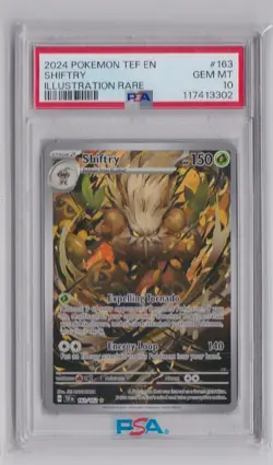 Shiftry #163 Pokemon Temporal Forces PSA 10 - Image 1