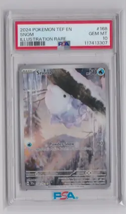 Snom #168 Pokemon Temporal Forces PSA 10 - Image 1