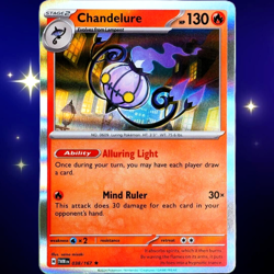 Chandelure - Rare Holo - Pokemon Scarlet & Violet Twilight Masquerade #038/167 - Image 1