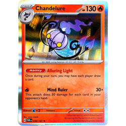 Chandelure - Rare Holo - Pokemon Scarlet & Violet Twilight Masquerade #038/167 - Image 2