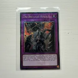 RA01-EN079 Tri-Bridage Revolt Quarter Century Secret Rare 1st Edition YuGiOh NM - Image 1