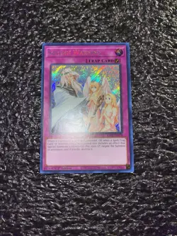 Yugioh! Solemn Warning RA02-EN078 Secret Rare 1st Edition Near Mint - Image 1