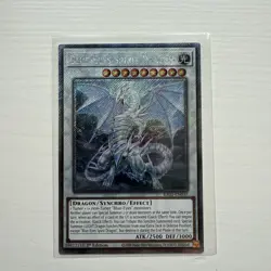 YUGIOH Blue-Eyes Spirit Dragon (RA02-EN030) Platinum Secret Rare 1st Edition NM - Image 1