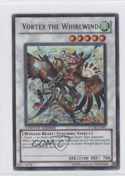 Vortex the Whirlwind YuGiOh Storm of Ragnarok Limited Edition Promo #STOR-ENSP1 - Image 1