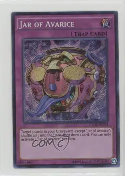 Jar of Avarice Unlimited YuGiOh Crossed Souls Base Set #CROS-EN074 - Image 1