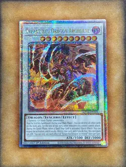 Yugioh Tyrant Red Dragon Archfiend MP24-EN043 Quarter Century Rare 1st Ed NM - Image 1