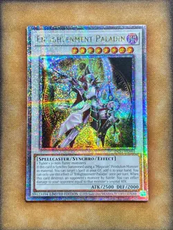 Yugioh Enlightenment Paladin TN23-EN010 Quarter Century Rare Limited Edition NM - Image 1