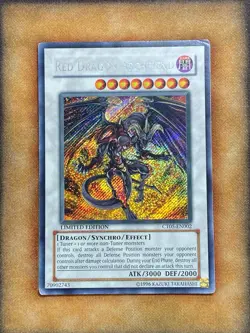 Yugioh Red Dragon Archfiend CT05-EN002 Secret Rare Limited Edition MP - Image 1