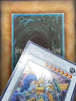 Yugioh Power Tool Dragon CT06-EN001 Secret Rare Limited Edition MP - Image 2