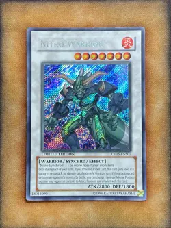 Yugioh Nitro Warrior CT05-ENS02 Secret Rare Limited Edition NM - Image 1
