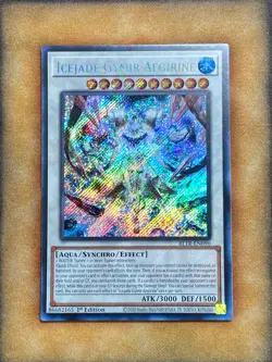 Yugioh Icejade Gymir Aegirine BLTR-EN090 Secret Rare 1st Ed NM - Image 1