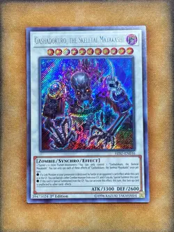 Yugioh Gashadokuro, the Skeletal Mayakashi HISU-EN036 Secret Rare 1st Ed NM - Image 1