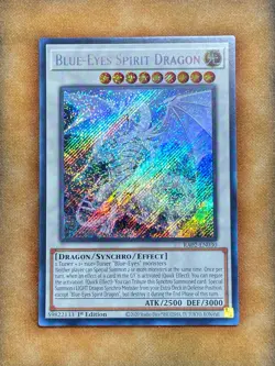 Yugioh Blue-Eyes Spirit Dragon RA02-EN030 Secret Rare 1st Ed NM - Image 1