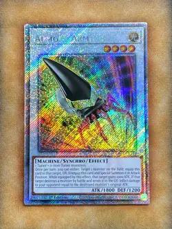 Yugioh Armory Arm RA03-EN213 Platinum Secret Rare 1st Ed NM - Image 1