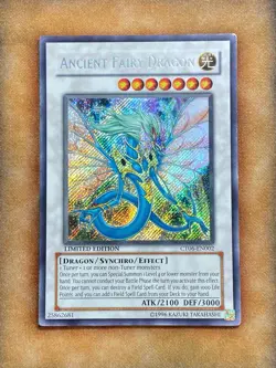 Yugioh Ancient Fairy Dragon CT06-EN002 Secret Rare Limited Edition LP - Image 1