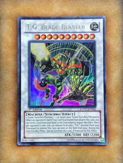 Yugioh T.G. Blade Blaster EXVC-EN042 Ultra Rare 1st Ed NM - Image 1