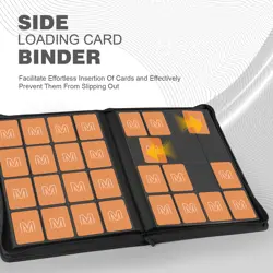 Premium 16 Pocket Card Binder for 1000+ Cards | Durable, Water-Resistant Album - Image 3