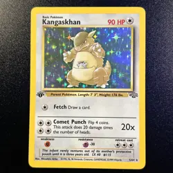 Kangaskhan 05/64 1st Edition Jungle Holo WOTC Vintage Pokemon Card 1999 NM - Image 1