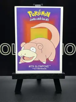 SLOWPOKE #79 - DUNKIN BOOMER 2000 - POKEMON CARD REGULAR LP - Image 2
