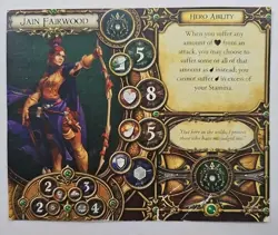 Descent Hero Card ONLY Jain Fairwood Fantasy Flight Replacement - Image 2