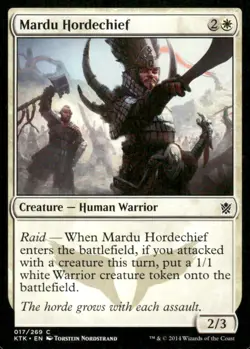 Mardu Hordechief 017/269 Khans of Tarkir MTG Magic the Gathering card - Image 1
