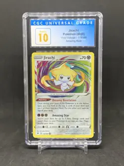 CGC 10 Pristine Jirachi 119/185 Vivid Voltage Amazing Rare Pokemon TCG Card - Image 1