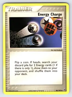 Energy Charge 86/107 2005 EX Deoxys Pokemon Card TCG Uncommon Trainer - Nm - Image 1