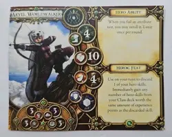 Descent Hero Card ONLY Arvel Worldwalker Fantasy Flight Replacement - Image 2