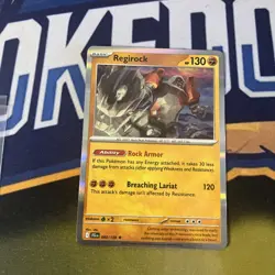 082/159 Regirock : Rare Holo Card : Journey Together : Pokemon TCG - Image 1